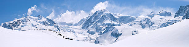 istock Swiss Alps Mountain Range Landscape 153194078