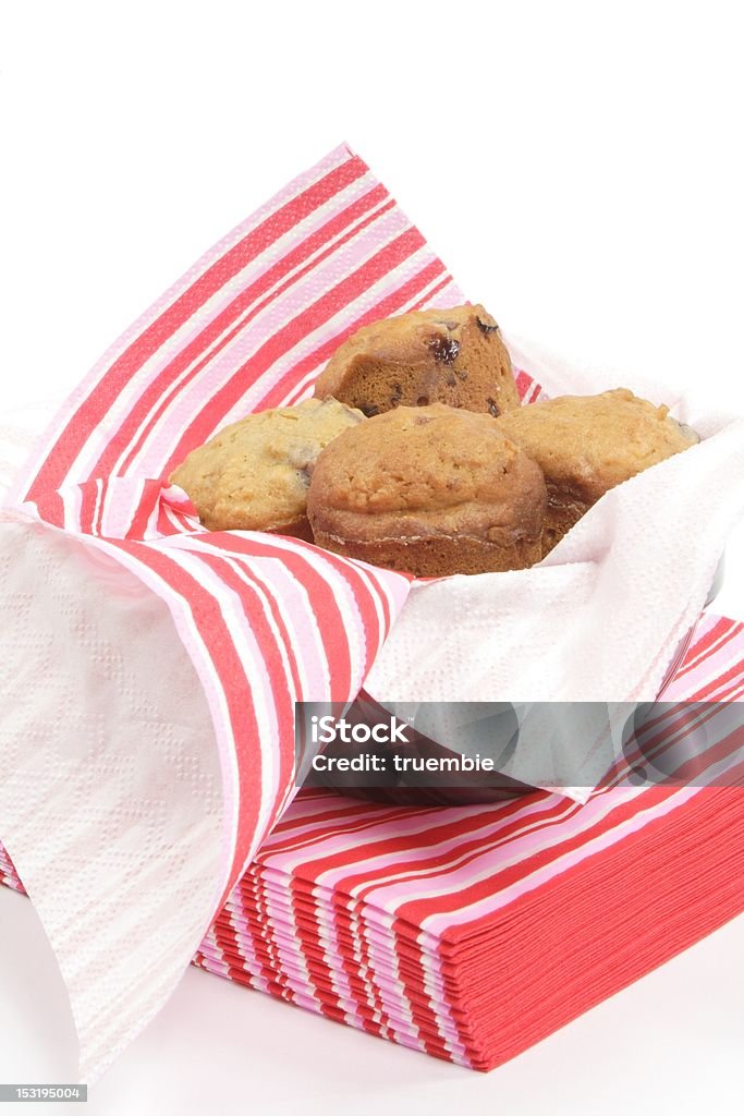 Bollos de cerezo rosa de servilleta - Foto de stock de Alimento libre de derechos