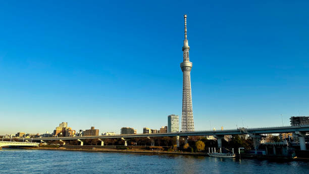 istock View of  river and tall tower at Tokio 1531952254