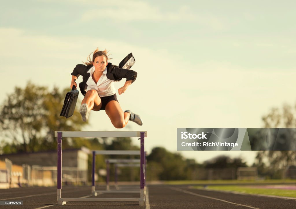 Mädchen fliegen - Lizenzfrei Sport Stock-Foto