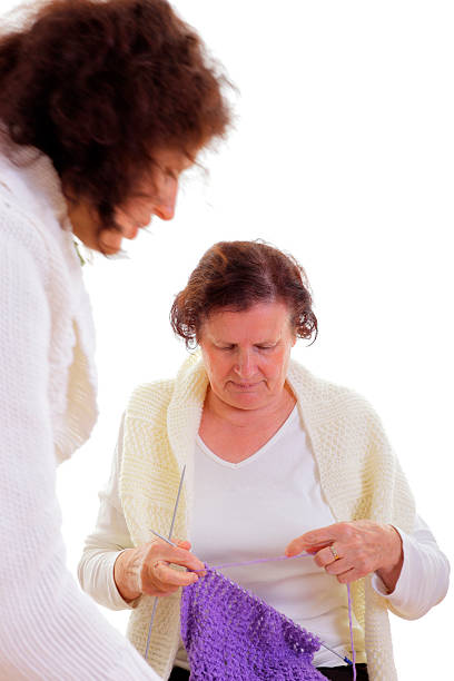 istock Woman with knit. 153198138
