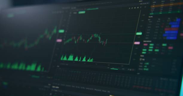 istock Stock market graph chart with animated candlestick 1531992795