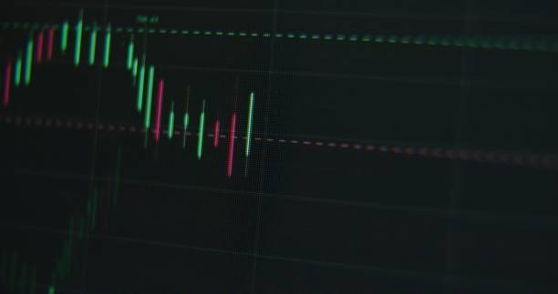istock Computer monitor with displayed trading app 1531993829