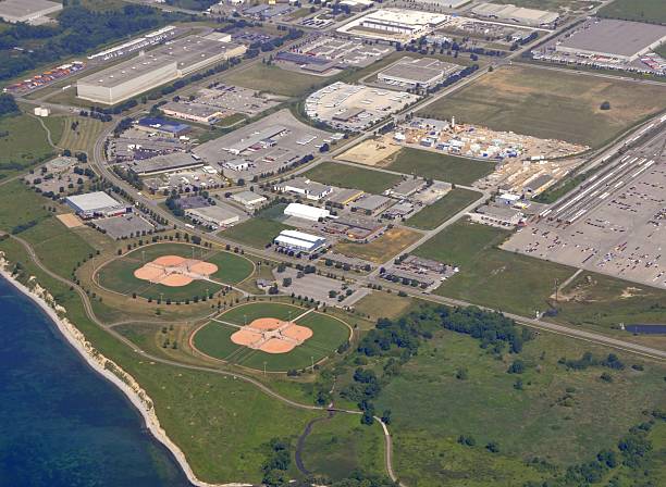 istock Oshawa industrial, aerial 153202833