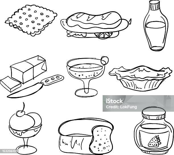 食事と Beverage04 - パイのベクターアート素材や画像を多数ご用意 - パイ, ジャム, 広口瓶