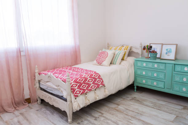 istock Decorated bedroom at rural hotel 1532079791