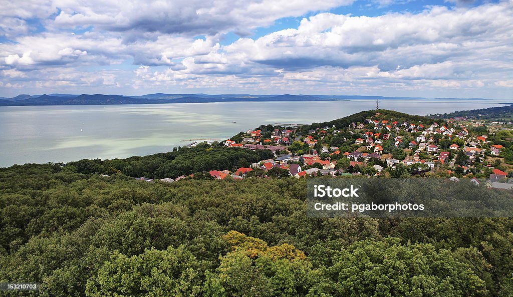 Landschaft am lake Balaton, Ungarn - Lizenzfrei Anhöhe Stock-Foto