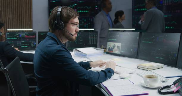 istock Analyst writes and works with real-time stocks 1532117817