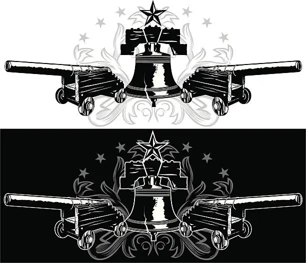 Vector illustration of Liberty Emblem