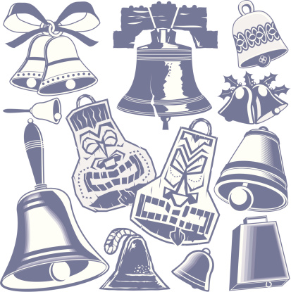 12 different bell illustrations.