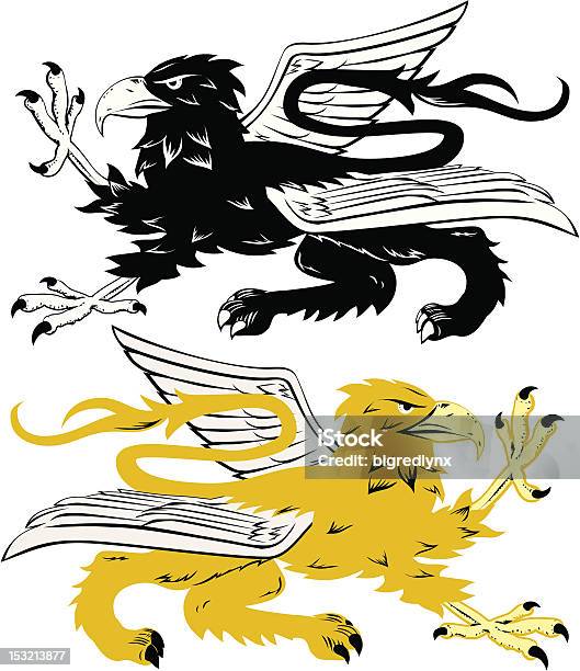 Medieval Griffin Stock Illustration - Download Image Now - Animal, Animal Arm, Animal Body Part