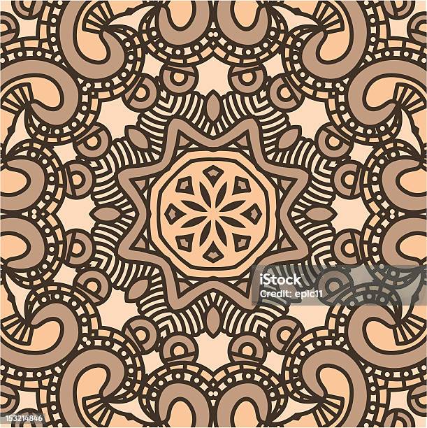 Etnia Motivo Ornamentale - Immagini vettoriali stock e altre immagini di Arabesco - Stili - Arabesco - Stili, Bicicletta, Cerchio