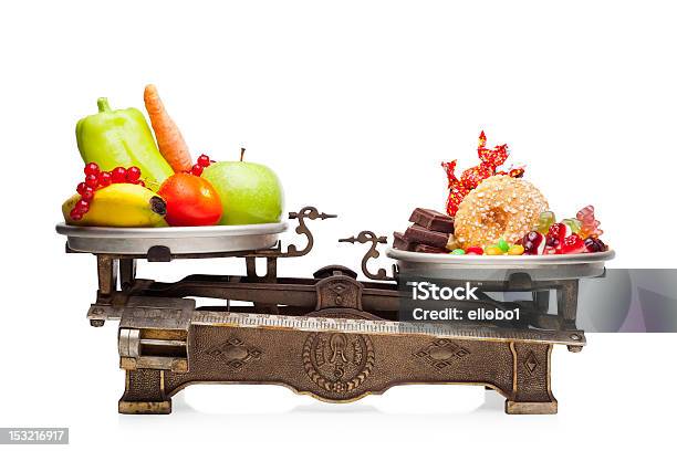 健康とヘルシーます - 食べ物のストックフォトや画像を多数ご用意 - 食べ物, 秤, バランス