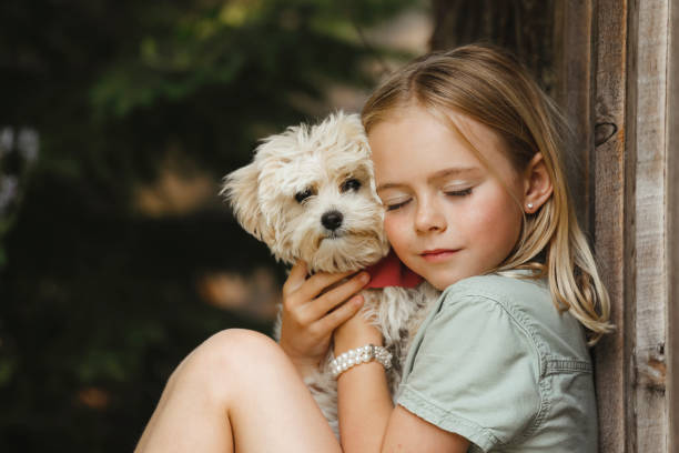 istock Girl and Puppy 1532175704