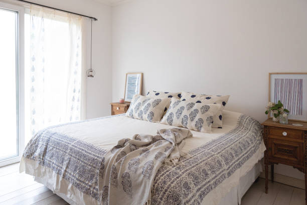 istock Decorated bedroom at rural hotel 1532193173