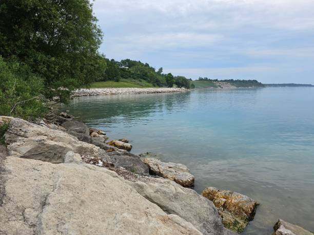 istock Huron Lake Sunset Goderich beach stones clear water evening Ontario Canada landscape 1532207158