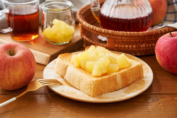 istock Toast with homemade apple jam 1532257597