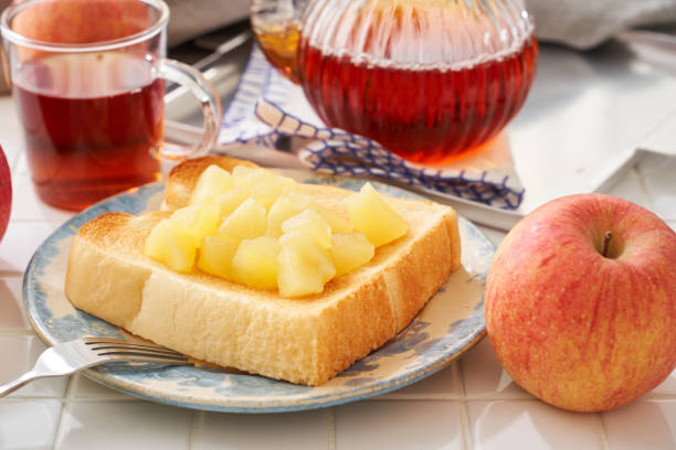 istock Toast with homemade apple jam 1532260156