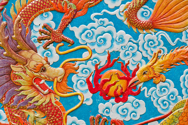 istock tradition Chinese sculpture on temple wall 153228066