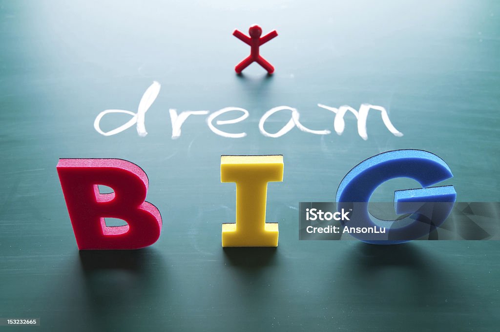 , dream big conceito - Royalty-free Grande Foto de stock