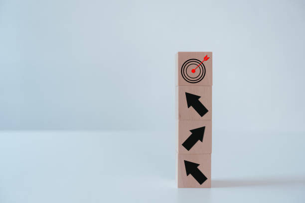 istock Journey to Success. Setting Business Goals, Aiming for Objectives - Copy Space Illustration of Business Achievement, Fueling Growth, Progress, and Entrepreneurial Success. 1532328576