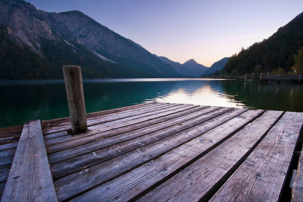 istock Evening at lovely Lake Plansee 153233696