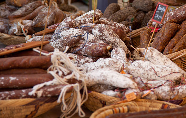 istock Traditional french salami 153236175