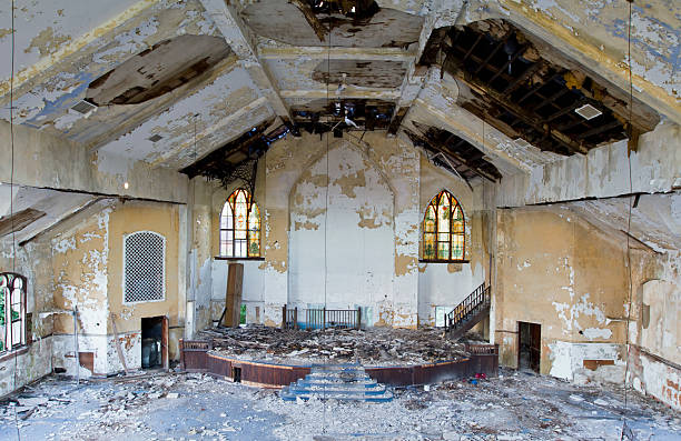 istock Abandoned Christian Church 153238951