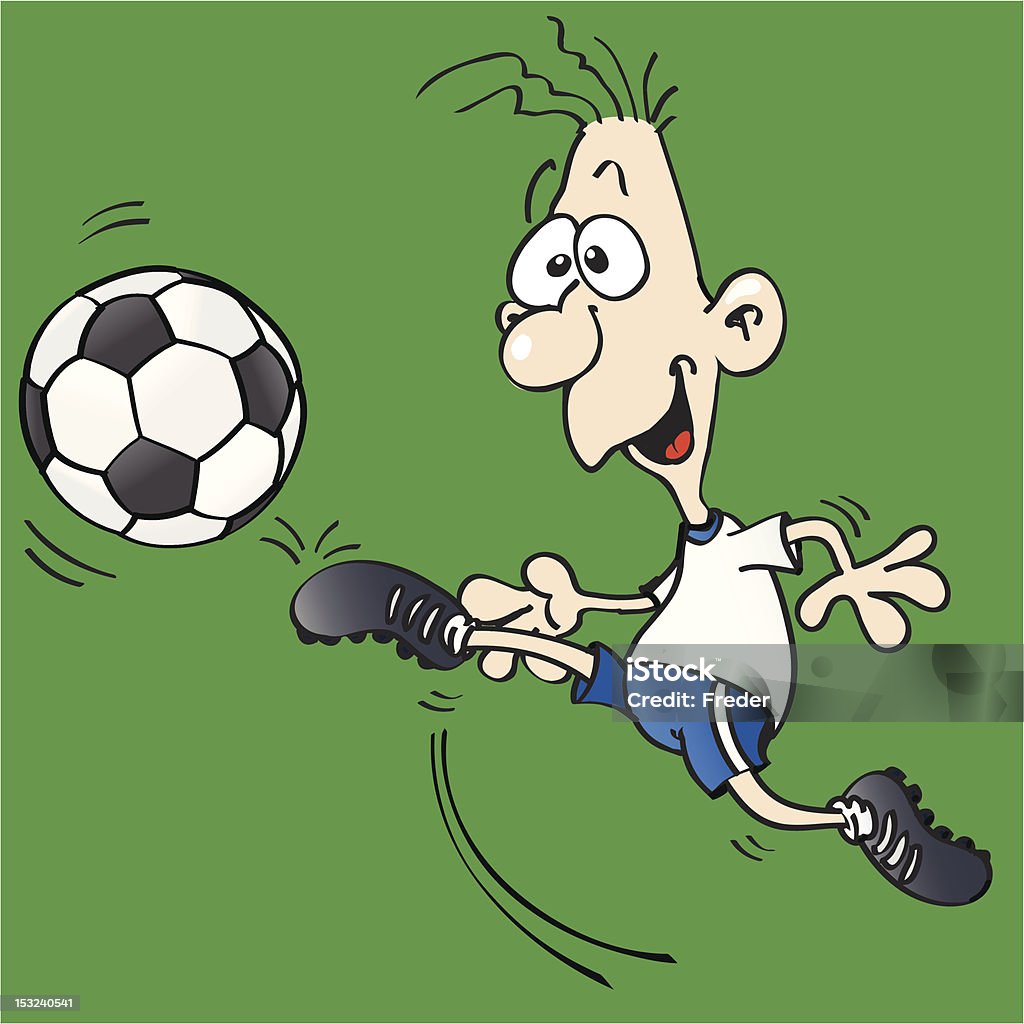 Cầu Thủ Bóng Đá Hoạt Hình Đá Bóng Hình minh họa Sẵn có - Tải xuống ...