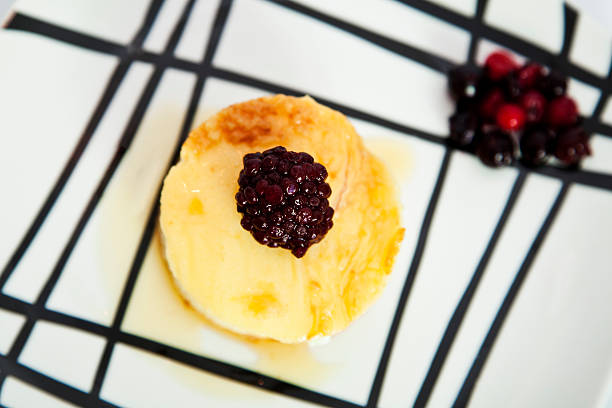 istock Fresh creme brulee with forest fruits 153240549