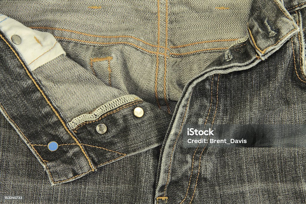 Unbuttoned Jeans Stock Photo - Download Image Now - Black Color, Button ...