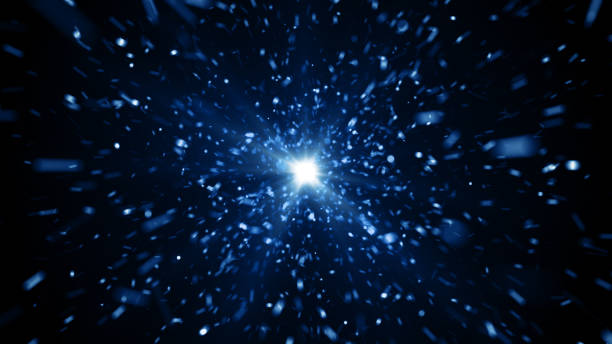 istock Particles Blue dust abstract light bokeh motion titles cinematic background 1532461243