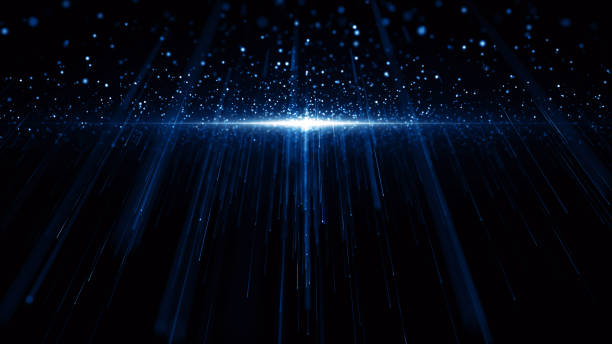 istock Particles Blue dust abstract light bokeh motion titles cinematic background 1532461248