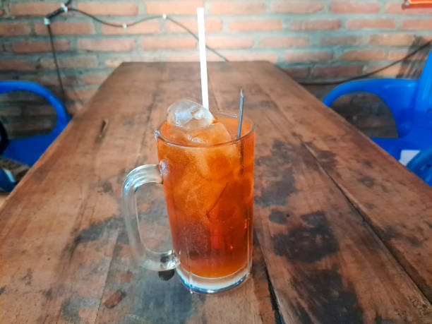 Fresh Tea Iced (Es Teh Segar) In Glass
