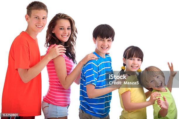 Happy Siblings Stock Photo - Download Image Now - Beautiful People, Beauty, Boys