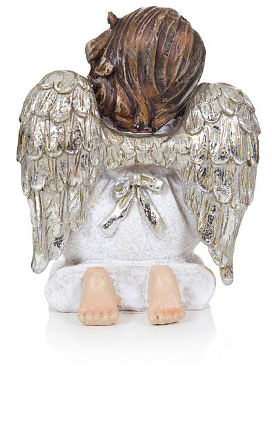 istock Angel Figurine Isolated 153252581
