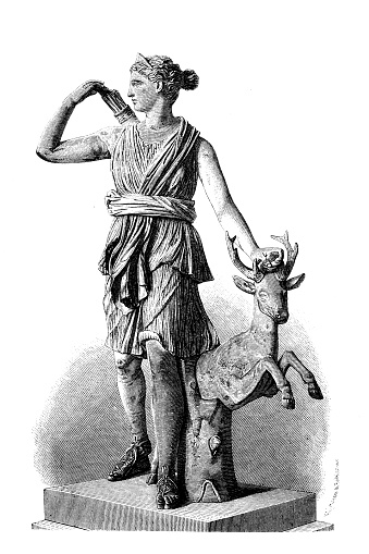 Diana of Versailles or Artemis, Goddess of the Hunt