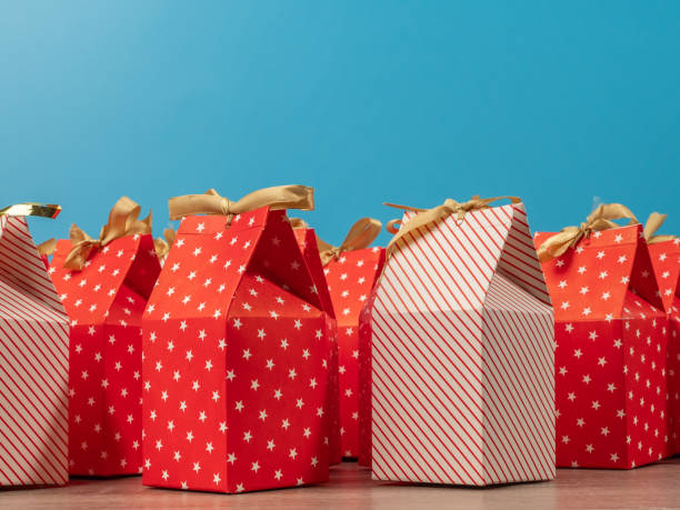 istock Holiday gift boxes. Gift bags. 1532579928