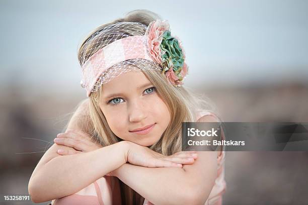 Pretty Girl Portrait Stock Photo - Download Image Now - 8-9 Years, Beautiful People, Beauty