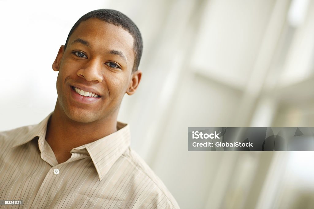 Portrait of a young man smiling 20-24 Years Stock Photo