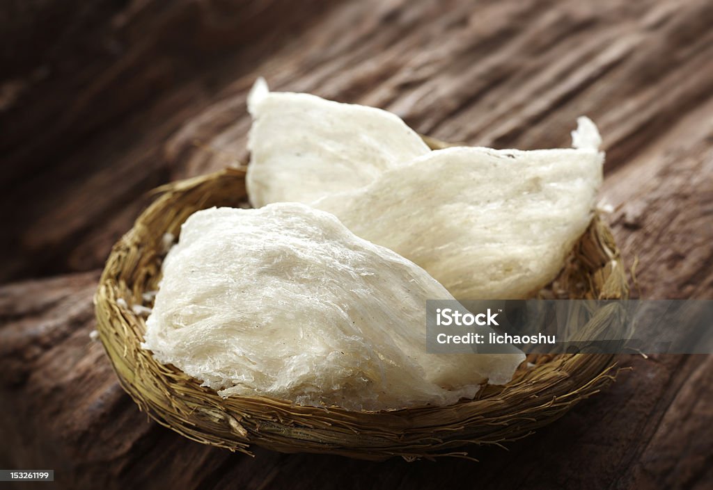 Edible bird's nest close up Asia Stock Photo