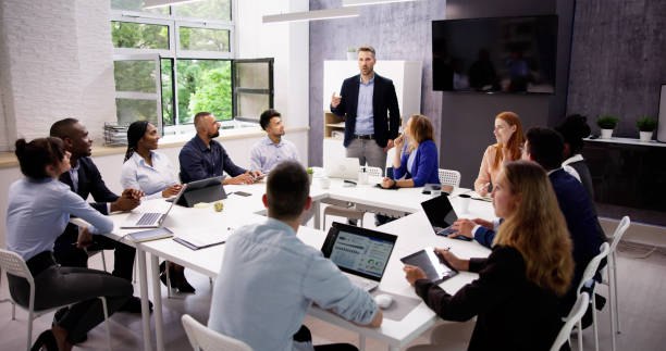 istock Company Inside Meeting In Office Boardroom 1532619556
