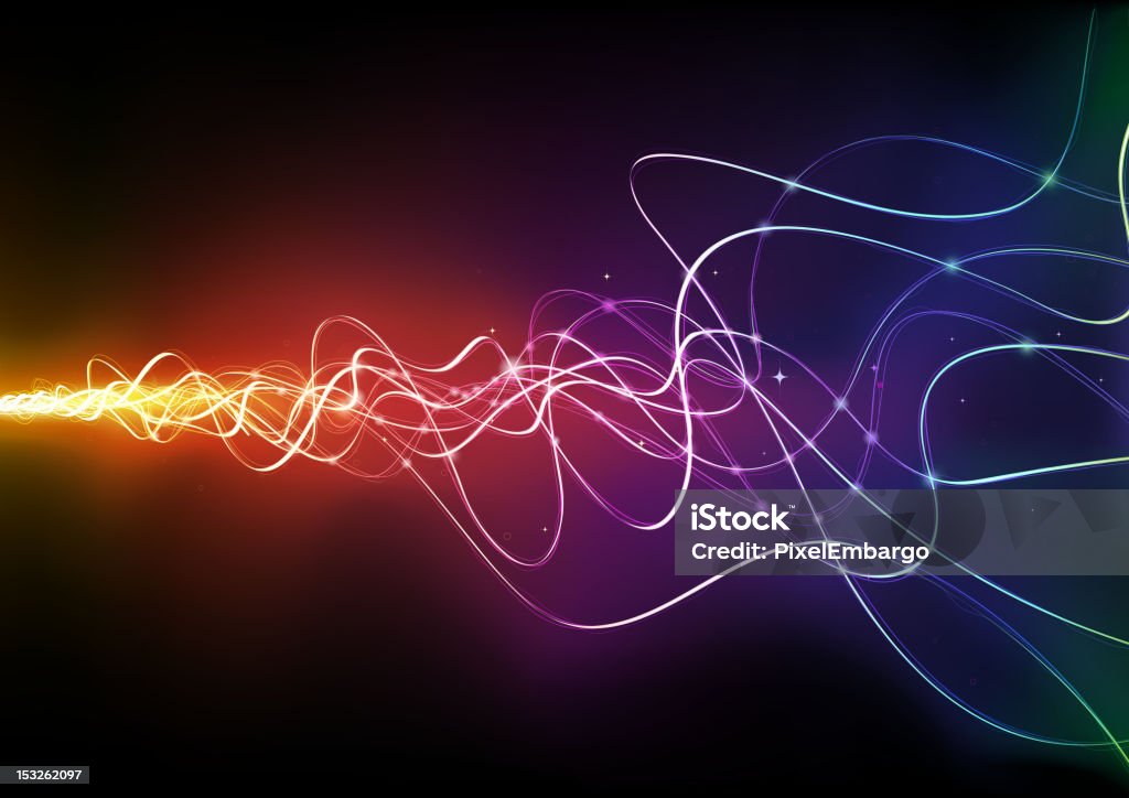 abstract glowing background Vector illustration of  futuristic abstract glowing background resembling motion blurred neon light curves  Single Line stock vector