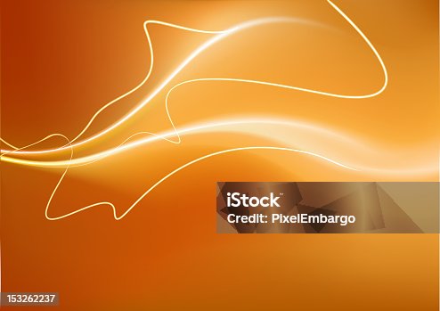 istock Orange abstract background with lines of bright lights 153262237