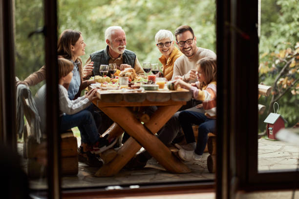 istock Family's lunch on a patio! 1532628261