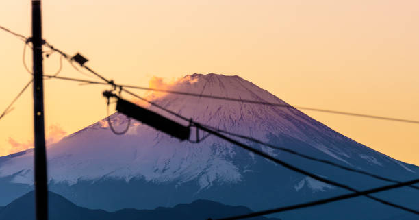 富士山との夕暮れの旅
