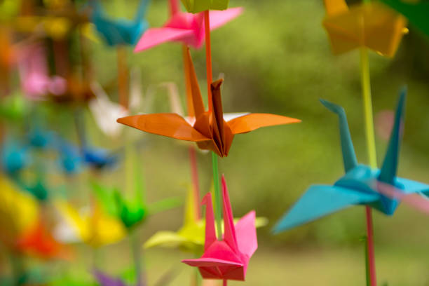 istock Origami Crane Curtain 1532654866