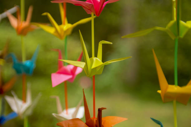 istock Strand of Origami Crane 1532654868
