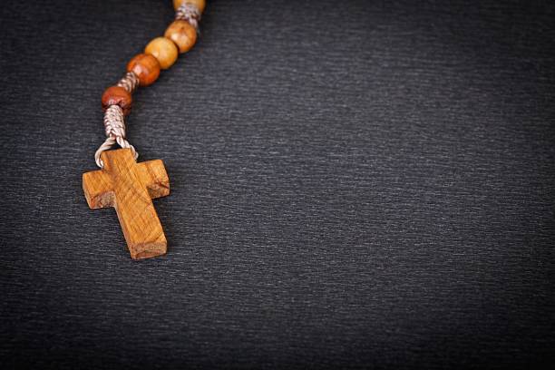 istock Christian wooden Cross 153268067