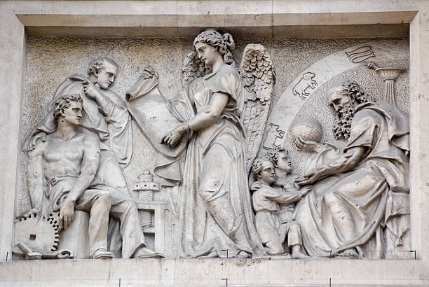 istock Science Allegorical Sculpture, London 153270974